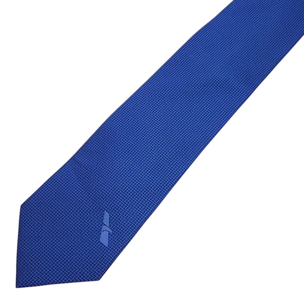 American Airlines by Twinhill Mens Blue Silk Clip On Uniform Tie Long Eagle